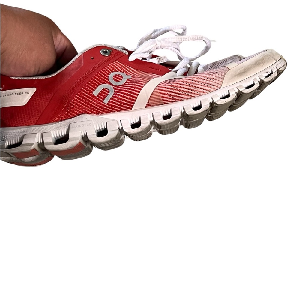 On Running Red And White Performance Sneakers - image 4